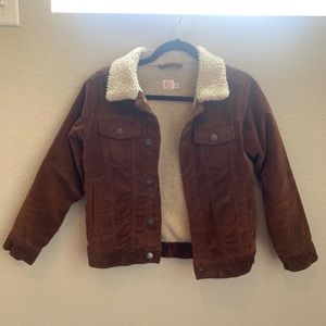 Corduroy and Sherpa jacket.